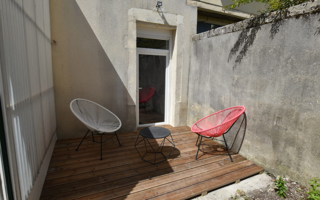 Angoulême – La Madeleine – Studio semi meublé RDC avec courette