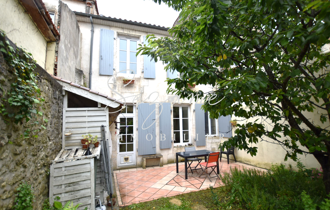Angoulême – Victor Hugo – Belle Maison de Famille F6 avec terrasse et jardin clos